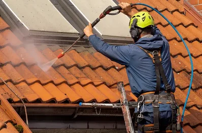 Démoussage et hydrofuge de toiture à Bazoque